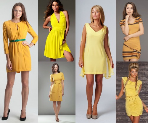 Желтое платье какого оттенка выбрать?