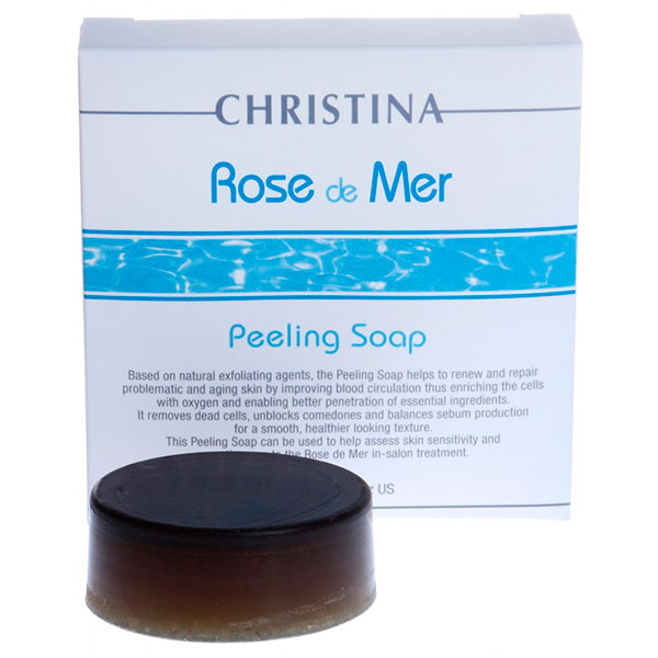 Пилинговое мыло Rose De Mer от компании Christina