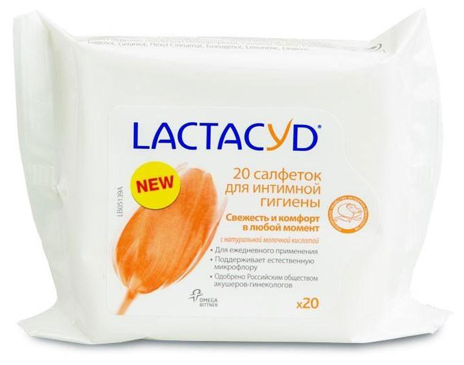Салфетки для интимной гигиены Lactacyd Femina