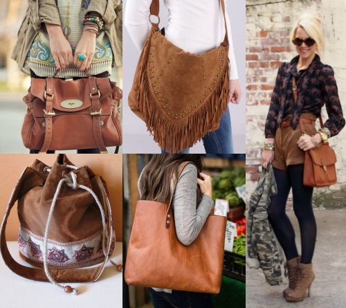 Какие коричневые сумки в моде