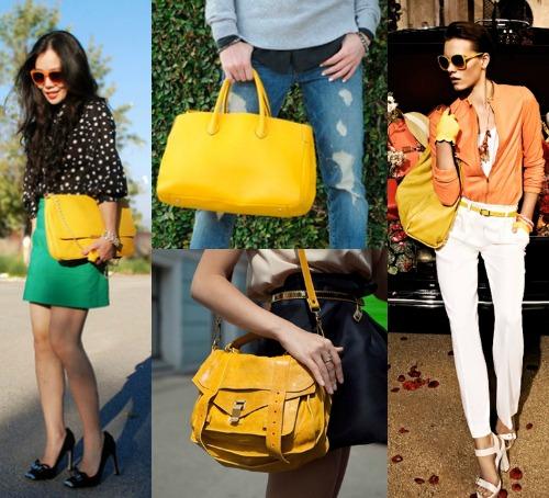 Желтая сумка для всех: цвета и стили