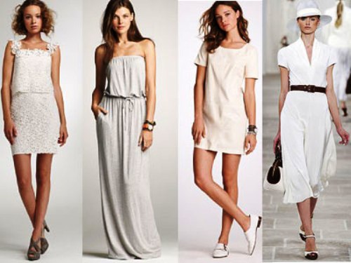 Как правильно носить одежду белого цвета
