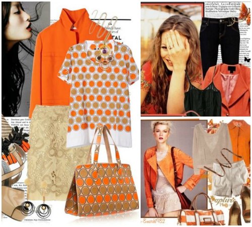 Какие оттенки оранжевого цвета в одежде подходят к Вашей внешности