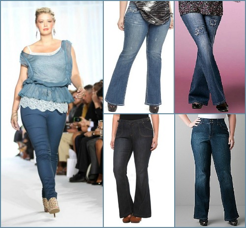 Как подобрать джинсы полным женщинам по фигуре?