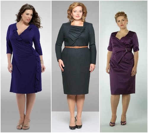 Как выбрать модели платьев для полных женщин?