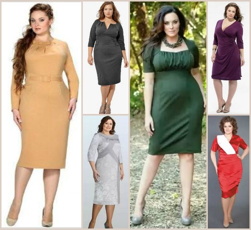 Какие модели деловых платьев подходят полным женщинам?