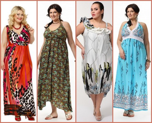 Летние сарафаны для полных каких цветов и фасонов в моде?