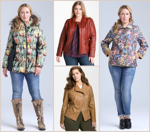 Общие правила выбора курток для полных женщин