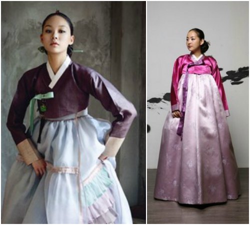 Национальный корейский стиль одежды для девушек