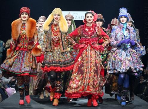 Русский стиль в одежде: как это было?