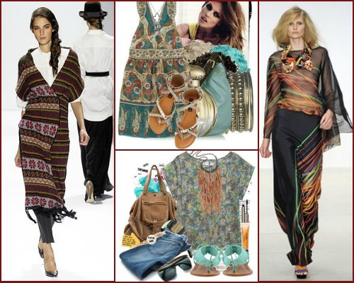 Характерные черты одежды в стиле этно